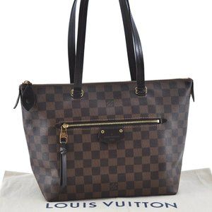 Damier Ebene Iena PM Shoulder Tote Bag